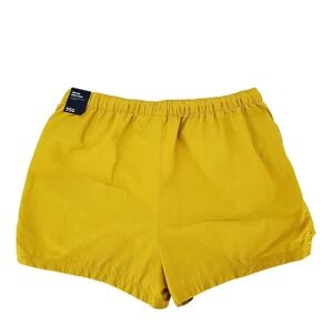 DSG Womens XXL High Rise Notched Woven Athletic Shorts Grounded Yellow‎ New